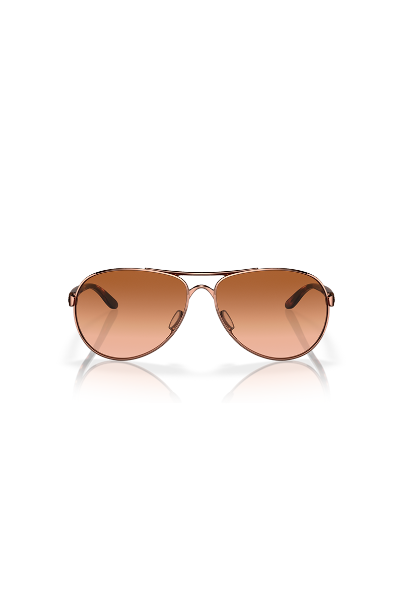 Oakley - Feedback in Rose Gold Frames with Vr50 Brown Gradient Lenses - OO4079-0159