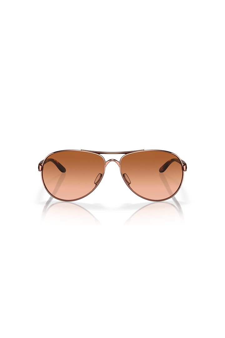 Oakley - Feedback in Rose Gold Frames with Vr50 Brown Gradient Lenses - OO4079-0159