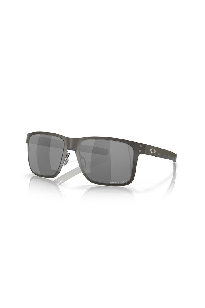 Oakley - Holbrook™ Metal in Matte Gunmetal Frames with Prizm Black Polarized Lenses - OO4123-0655