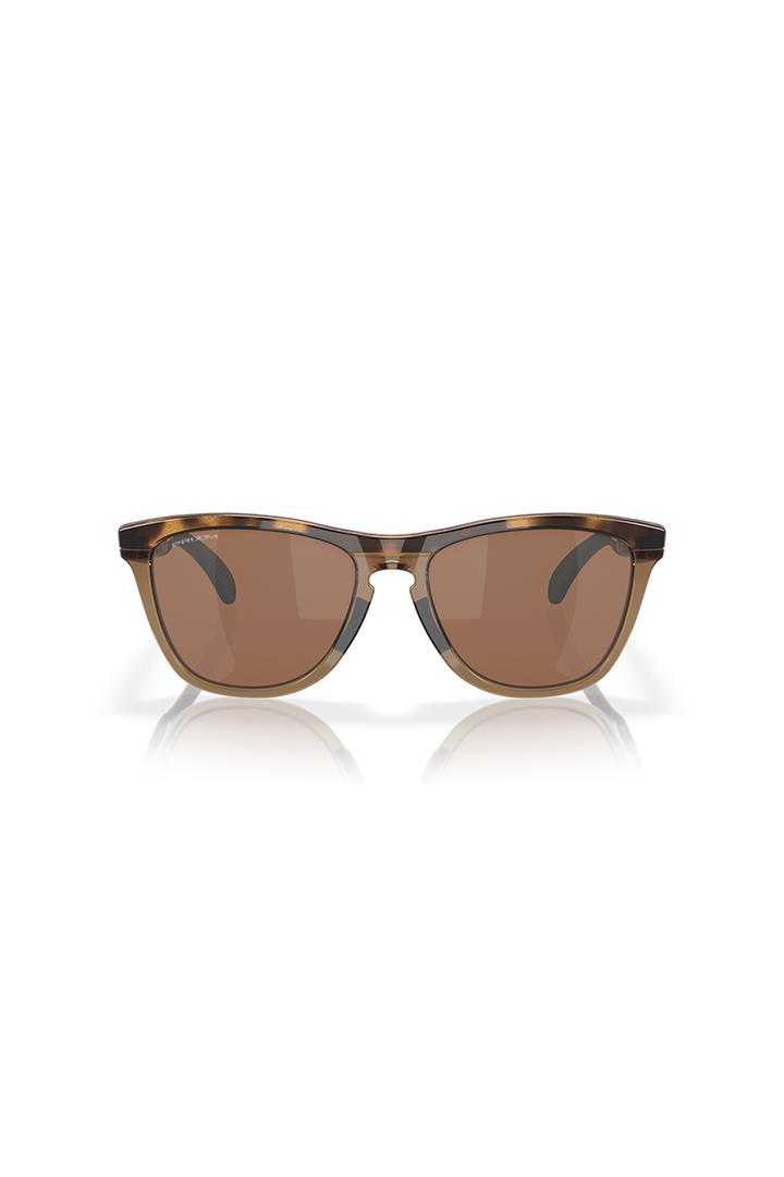 Oakley - Frogskins™ Range in Brown Tortoise/Brown Smoke Frames with Prizm Tungsten Polarized Lenses - OO9284 07-55