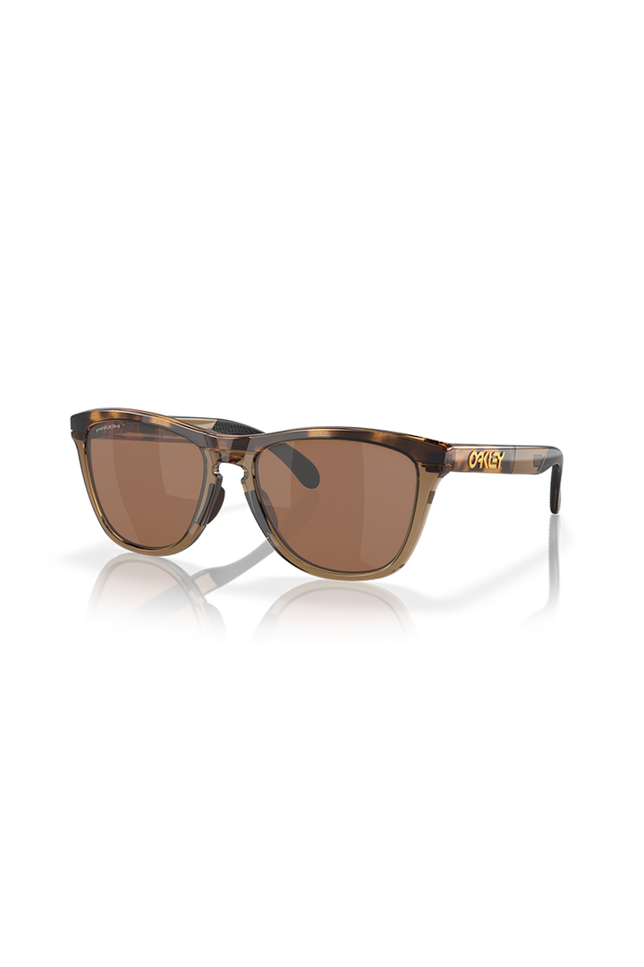 Oakley - Frogskins™ Range in Brown Tortoise/Brown Smoke Frames with Prizm Tungsten Polarized Lenses - OO9284 07-55