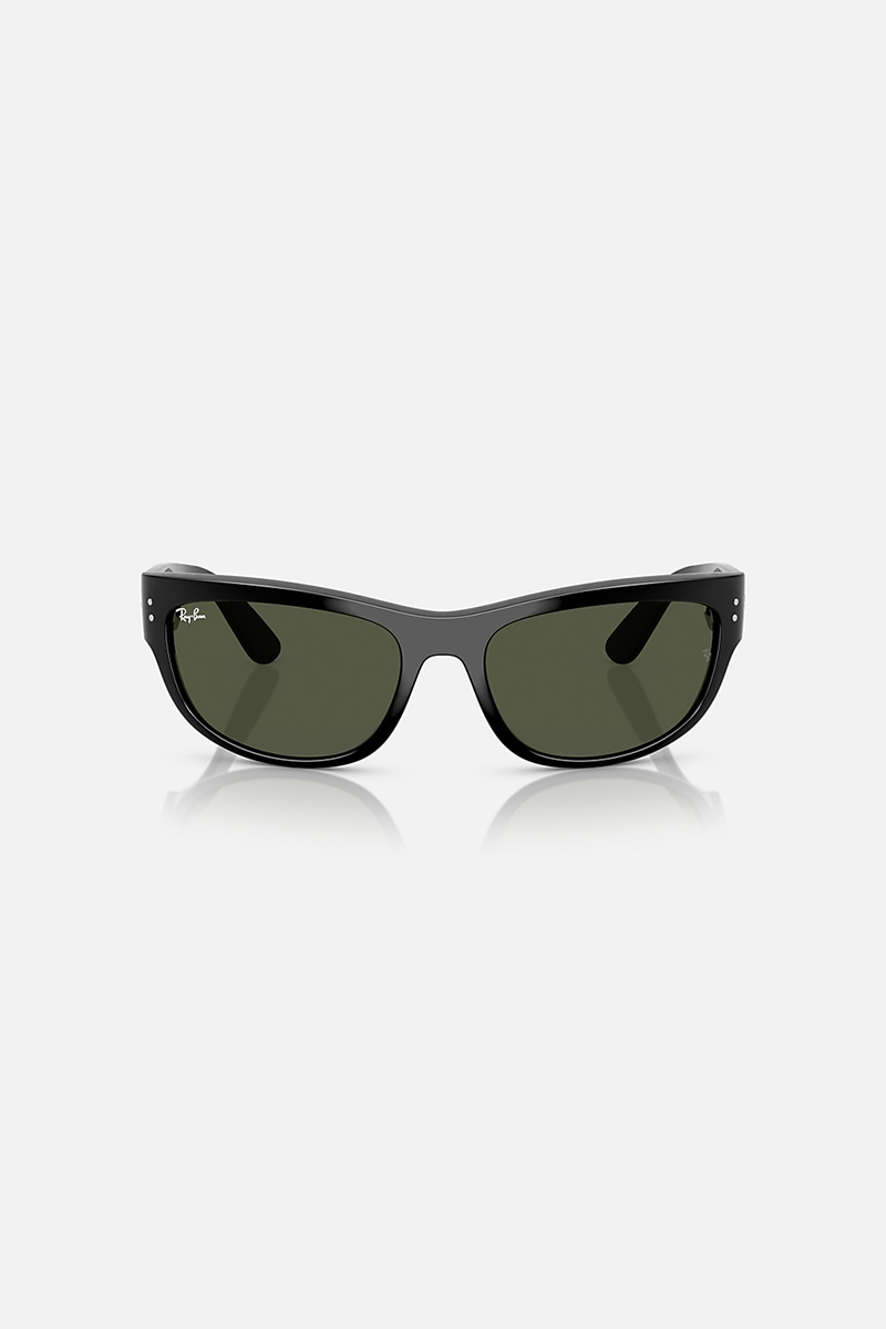 Ray Ban - Mega Balorama in Polished Black Frames with G-15 Green Lenses - 0RB2289-901/31