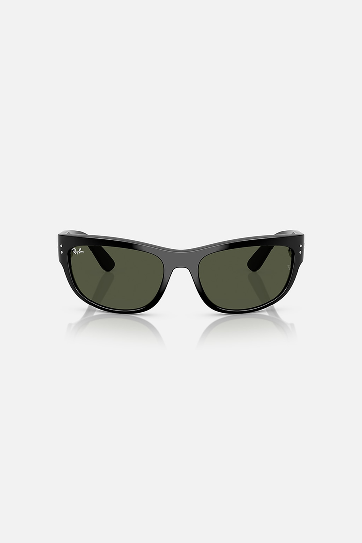 Ray Ban - Mega Balorama in Polished Black Frames with G-15 Green Lenses - 0RB2289-901/31