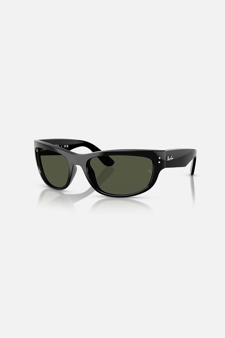 Ray Ban - Mega Balorama in Polished Black Frames with G-15 Green Lenses - 0RB2289-901/31