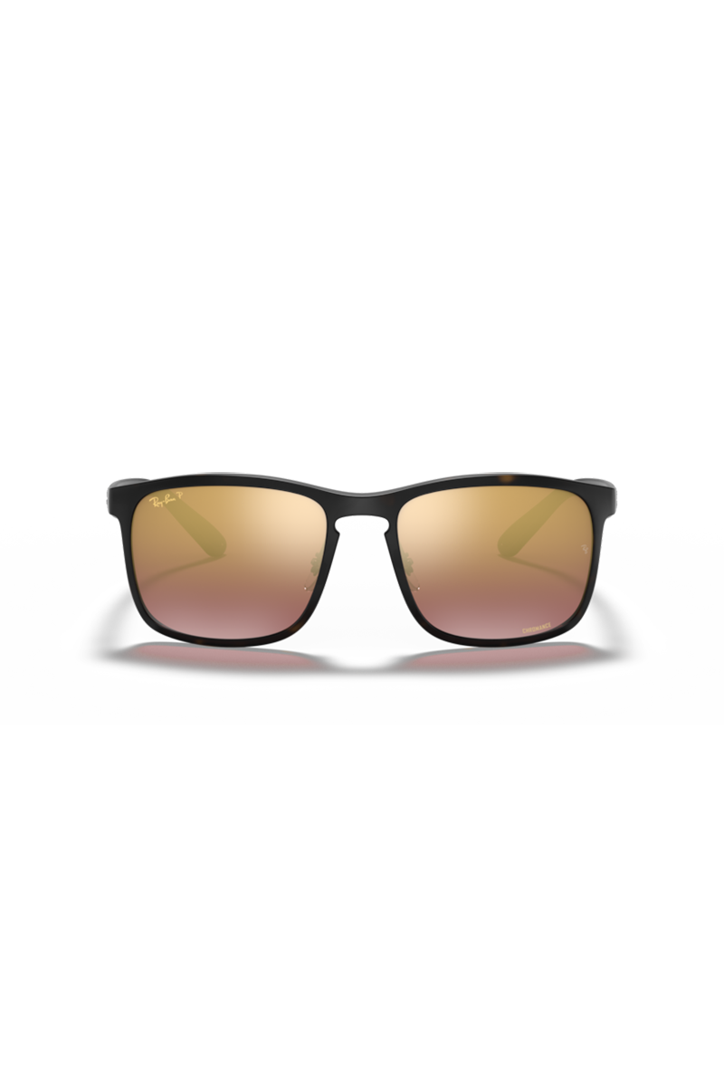 Ray Ban - RB4264 Chromance in Matte Havana Frames with Violet Chromance Lenses - 0RB4264894/6B58