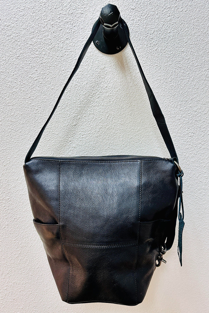 Rock Paper Scissors - "Gypsy" Convertible Sling Tote in Black