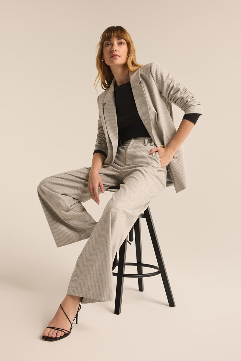 Z Supply - Evette Pinstripe Pant in Sea Salt