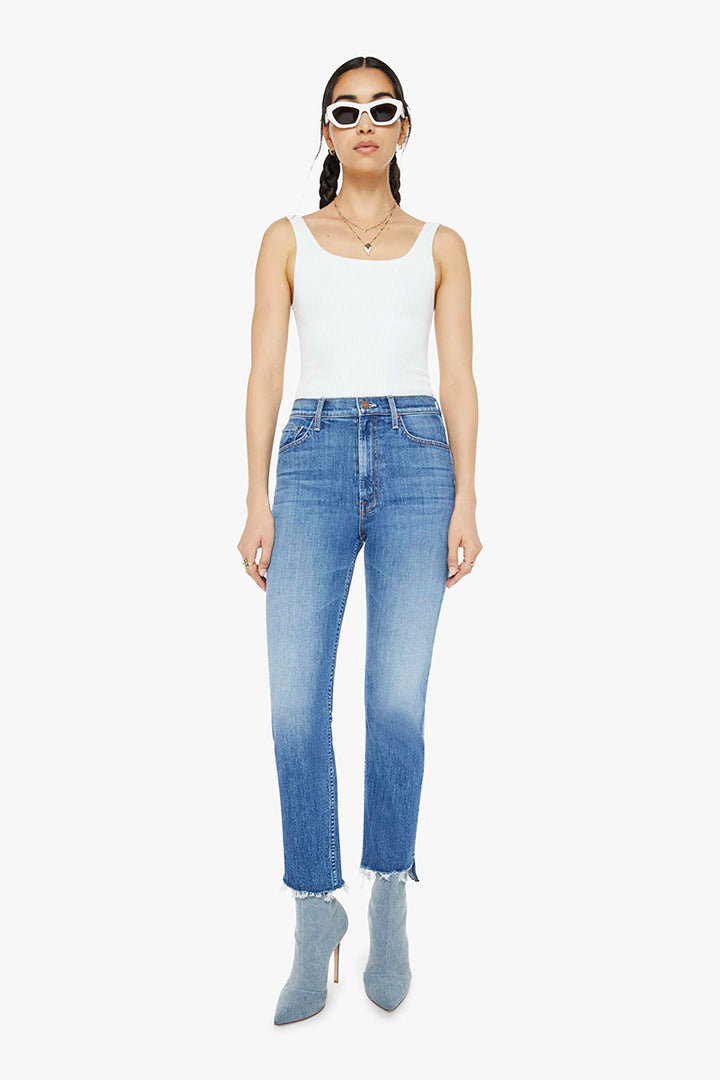 Mother Denim - High Waist Rider Ankle Step Fray in Loafers and Lassos