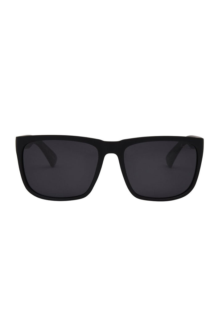 I-SEA - Wyatt in Black Frames with Smoke Polarized Lenses