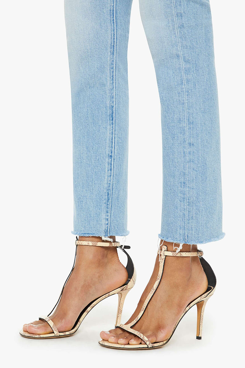 Mother Denim - The Pixie Dazzler Ankle Fray in Ivy League Cowboy