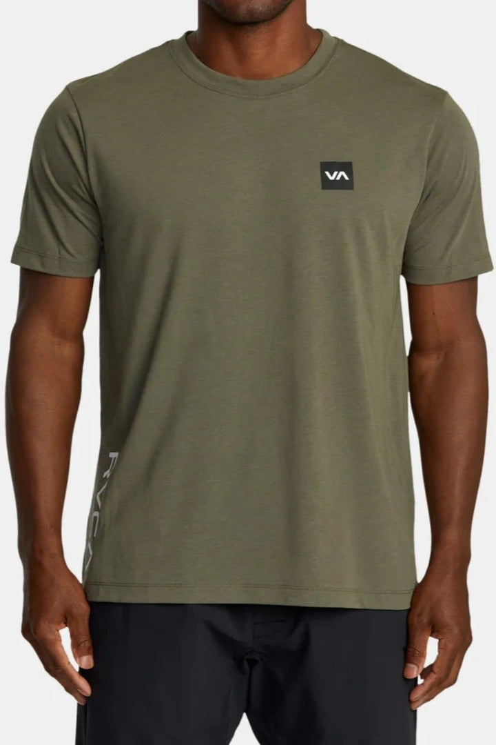 RVCA - 2X Short Sleeve Tee in Olive