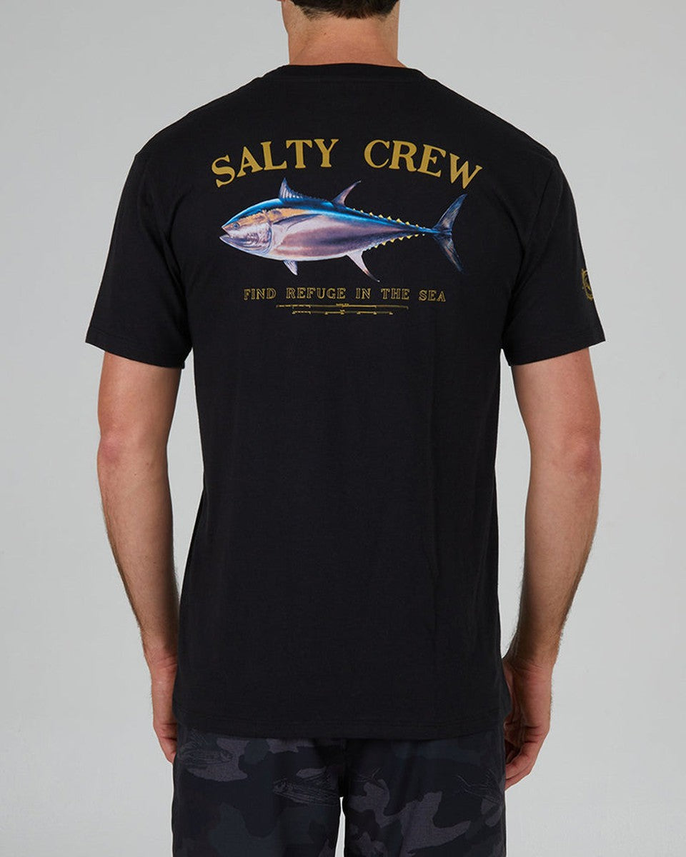 Salty Crew - Big Blue Short Sleeve Premium Tee in Black