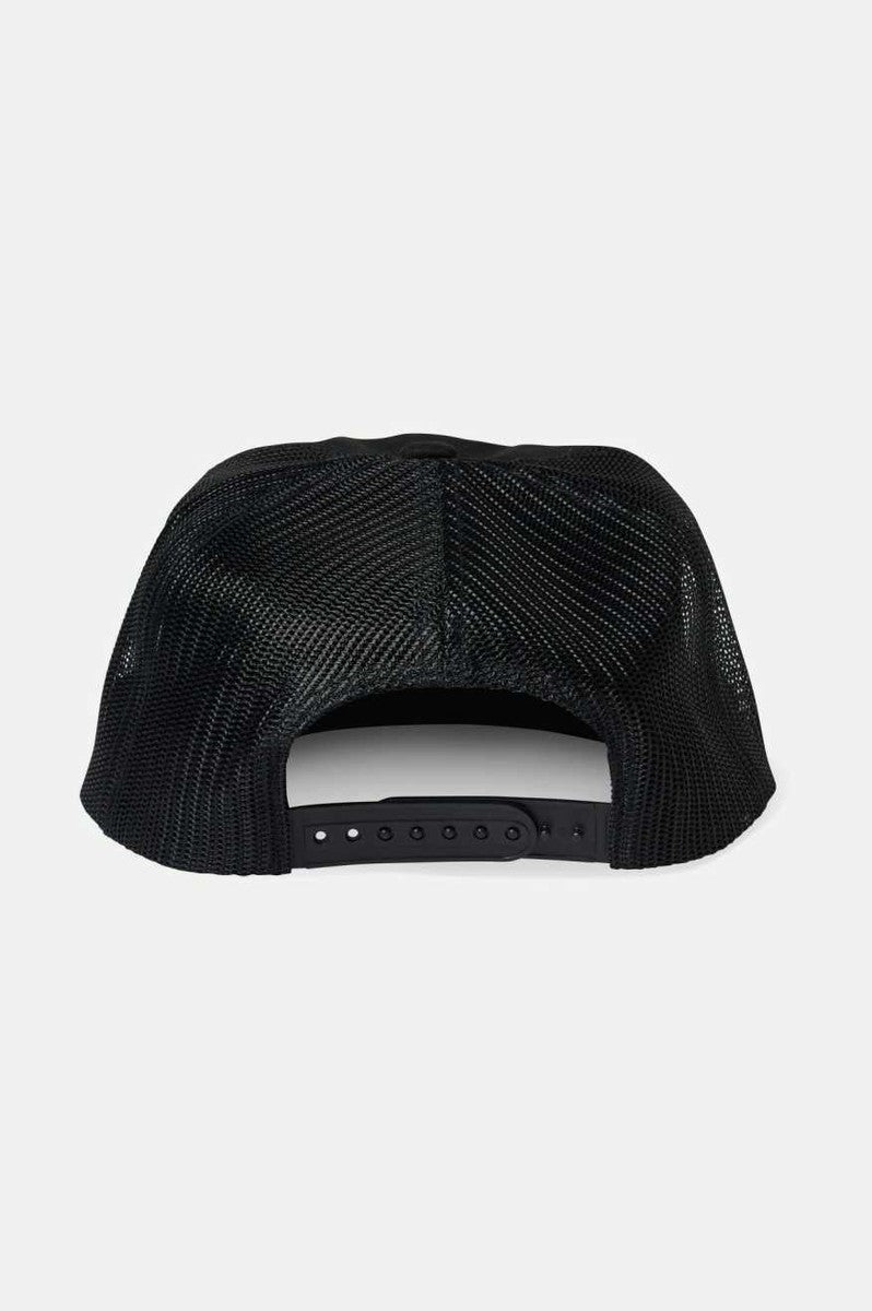 Brixton - Gateway Netplus Trucker Hat in Black/Black