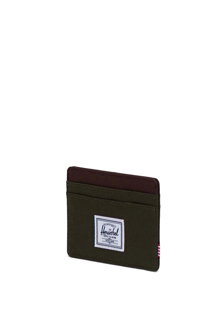 Herschel - Charlie Cardholder Wallet in Ivy Green/Chicory Coffee