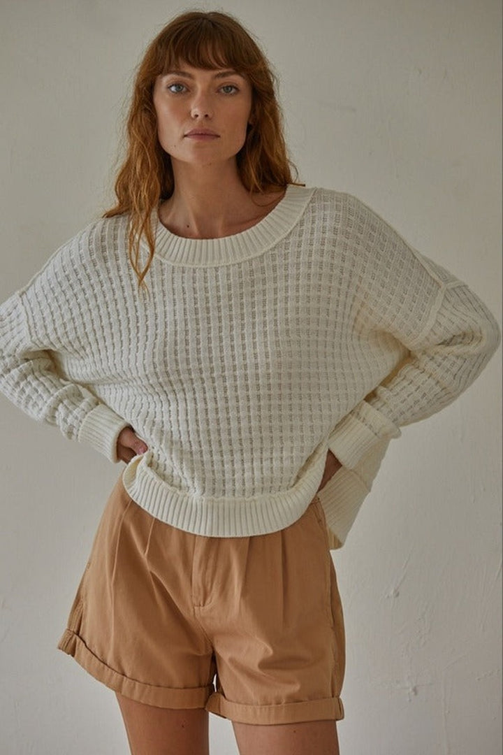 By Together - Baylor Pullover in Ivory