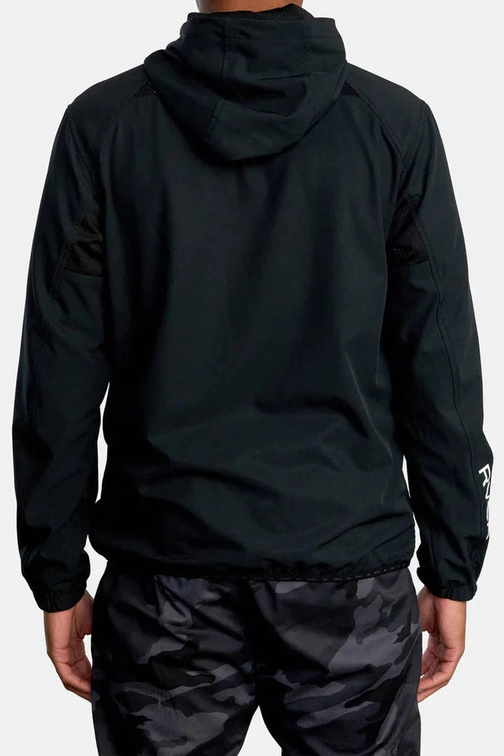 RVCA - Yogger Zip-Up Hooded Jacket II in Black