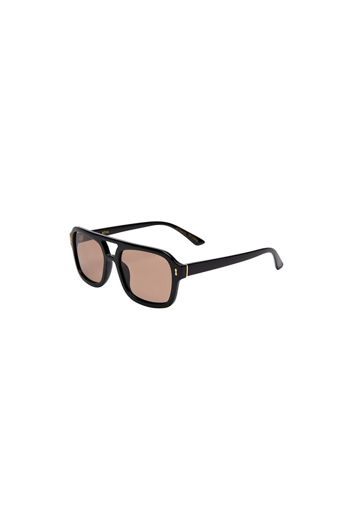 I-SEA - Royal in Black Frames with Brown Lenses