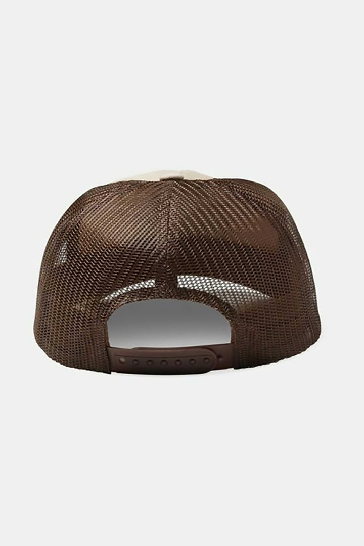 Brixton - Keaton Netplus Trucker Hat in Sand/Sepia