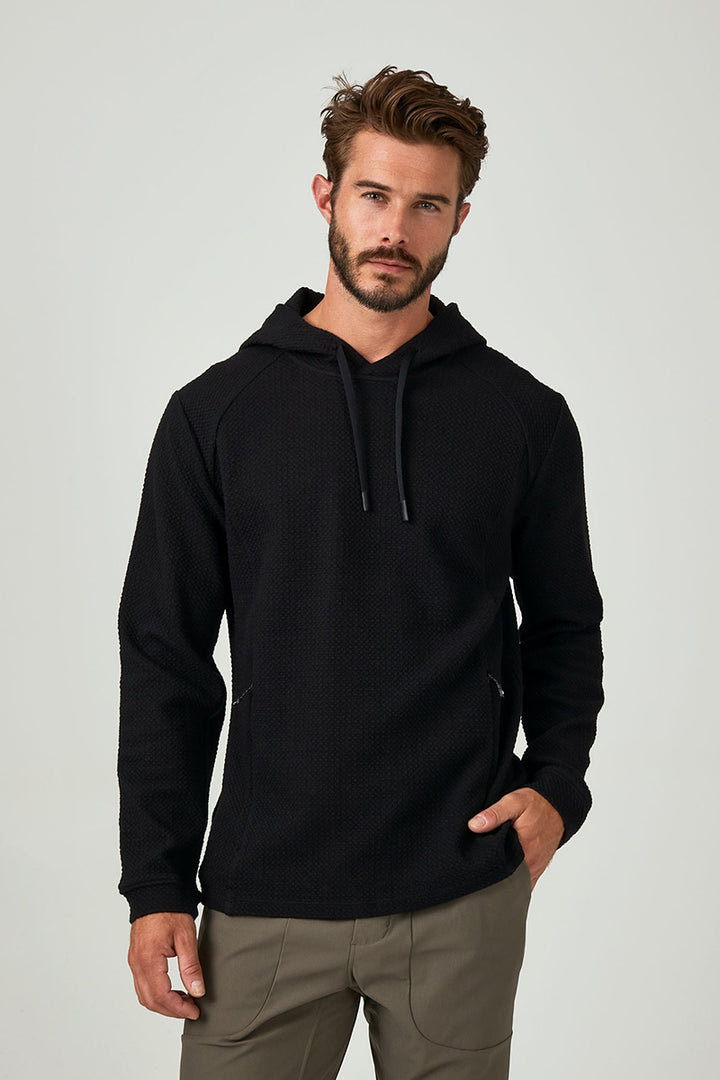 7DIAMONDS - Restoration Performance Hoodie in Black