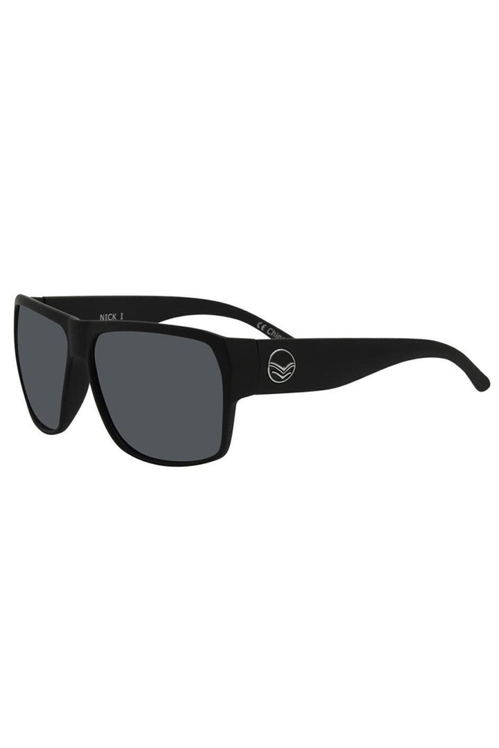 I-SEA - Nick 1 in Soft Black Frames with Smoke Polarized Lenses