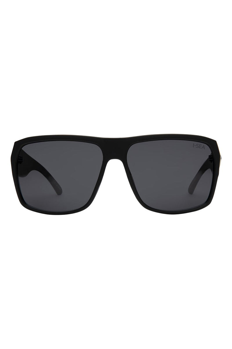 I-SEA - Nick 1 in Soft Black Frames with Smoke Polarized Lenses