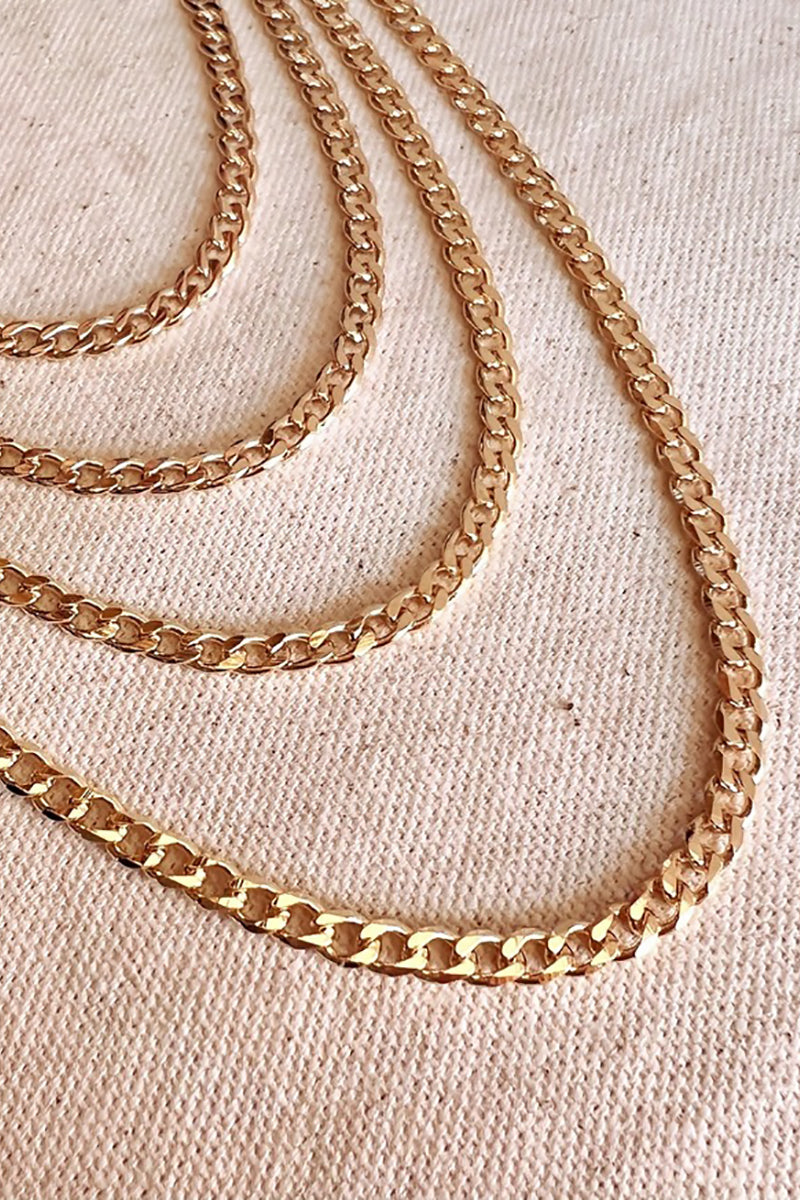 GoldFi - Miami Cuban Chain in Gold - 18in