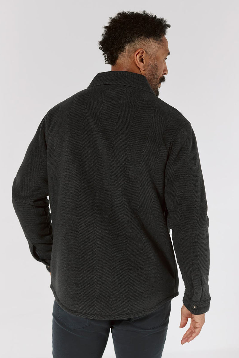 7DIAMONDS - Generation™ Sherpa Shacket in Charcoal