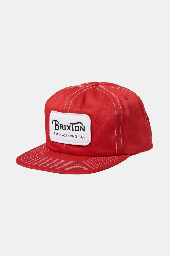 Brixton - Grade Snapback in Red