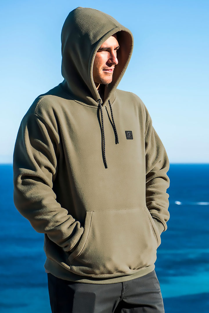 Volcom - Secong Trip Pullover Hoodie in Thyme Green