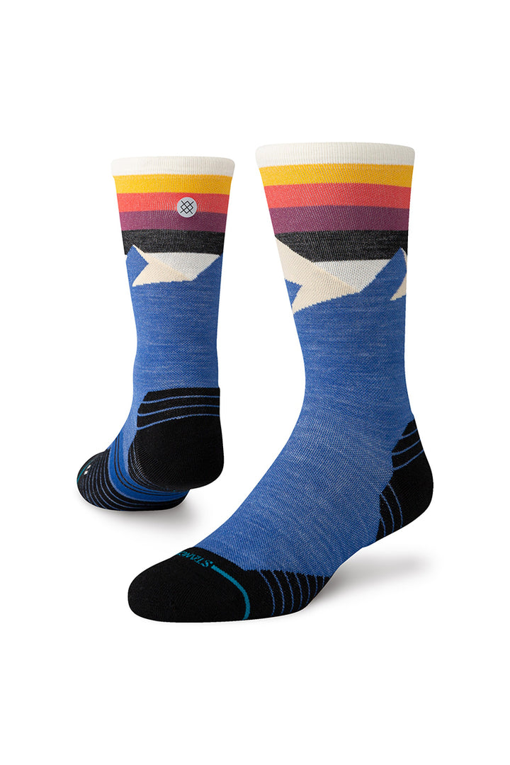 Stance - Stance Performance Wool Hiking Socks Light Cushion in Divided Lines - Blue