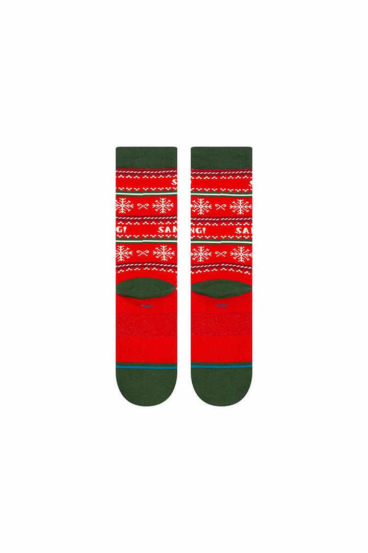 Stance - Elf I Know Him Stance Crew Socks in Red