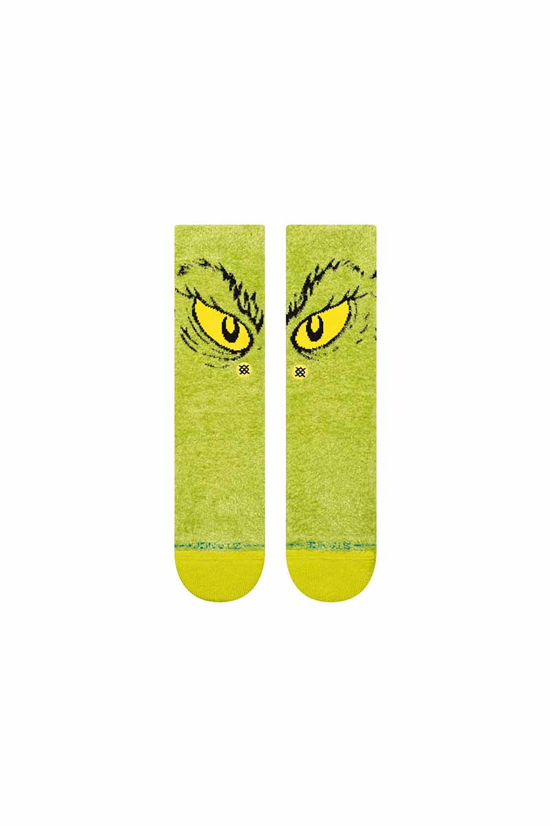 Stance - The Grinch X Stance Da Da Dagrinch Cozy Poly Crew Socks in Green