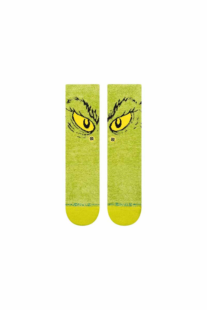 Stance - The Grinch X Stance Da Da Dagrinch Cozy Poly Crew Socks in Green