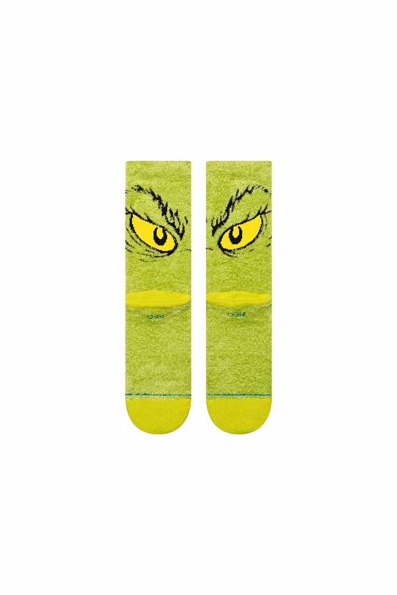 Stance - The Grinch X Stance Da Da Dagrinch Cozy Poly Crew Socks in Green