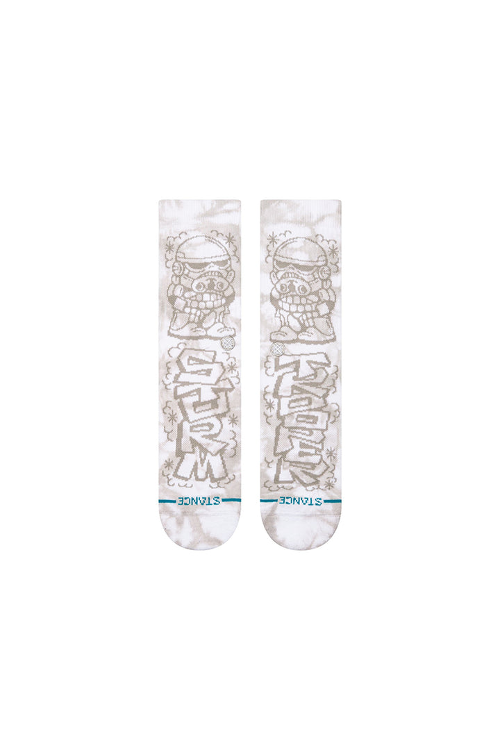 Stance - Star Wars - Stance Crew Socks in Trooper - White