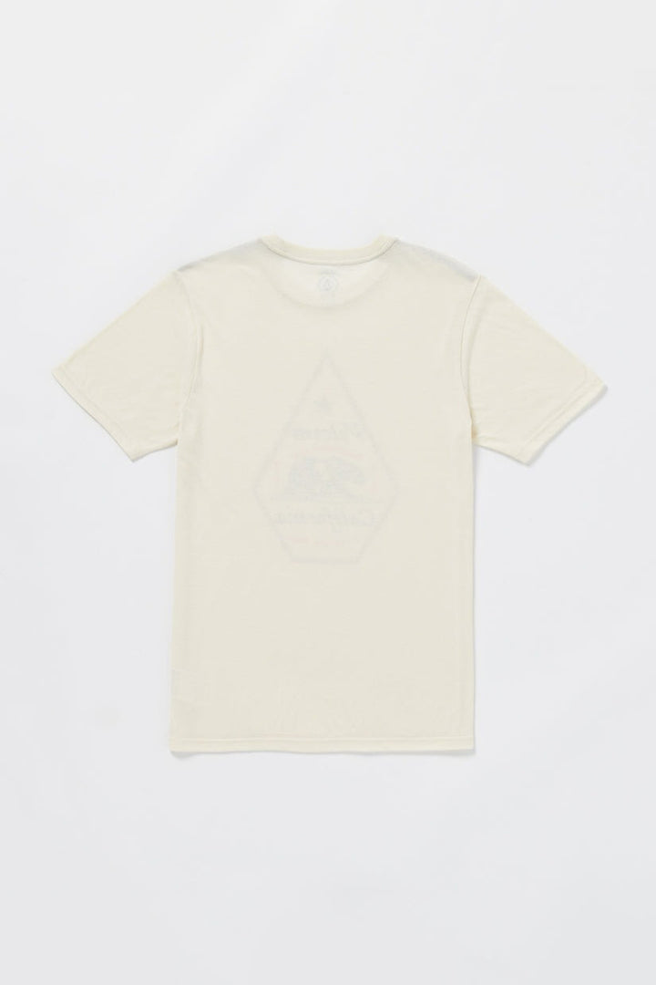 Volcom - Calinice Time Short Sleeve Tee in Off White Heather