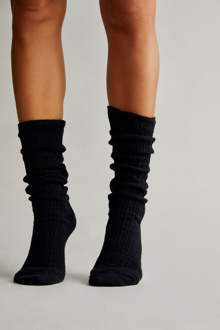 Free People - Staple Slouch Socks in Black