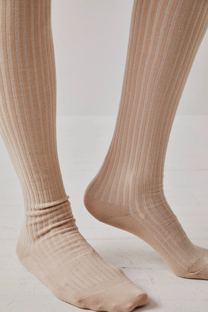 Free People - Viola Over The Knee Socks in Oatmeal