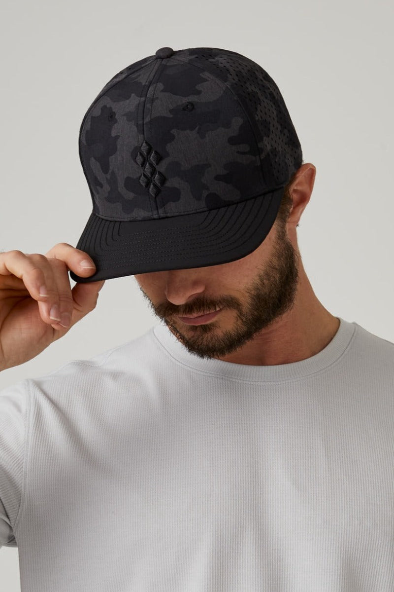 7DIAMONDS - Overland Hat in Charcoal Camo