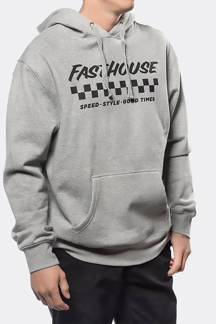 FASTHOUSE - Apex Hooded Pullover in Heather Grey