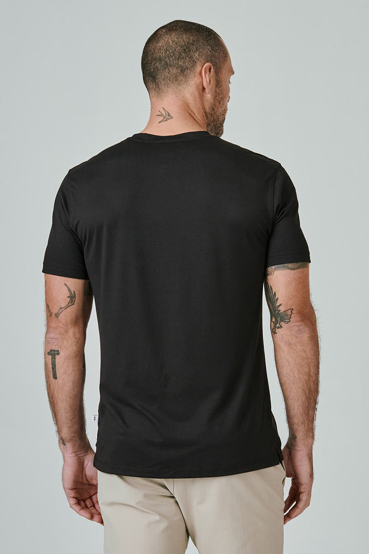 7DIAMONDS - Core™ Crew Neck Tee in Black