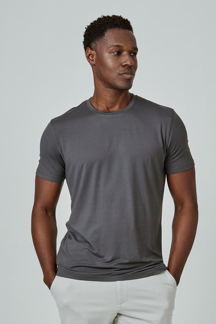 7DIAMONDS - Core™ Crew Neck Tee in Graphite