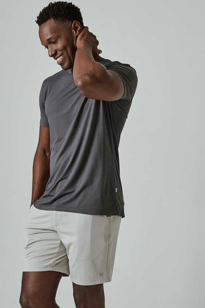 7DIAMONDS - Core™ Crew Neck Tee in Graphite