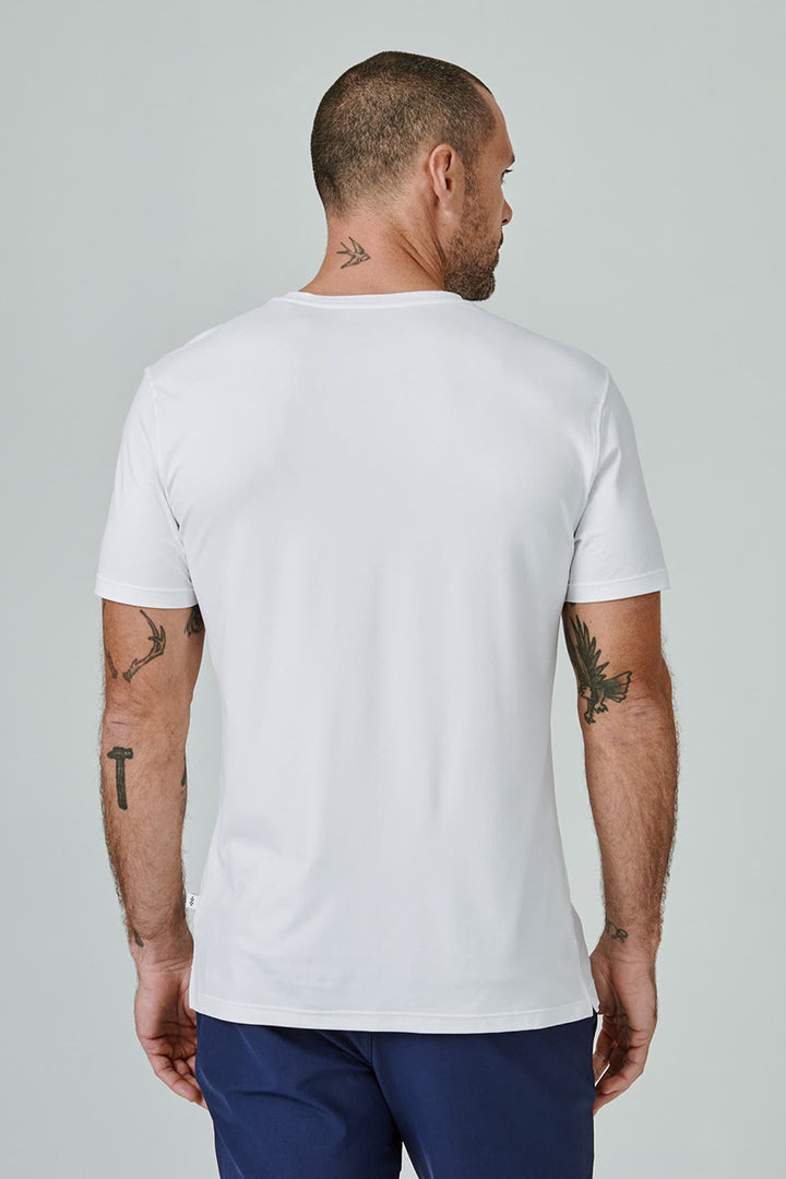 7DIAMONDS - Core™ Crew Neck Tee in White