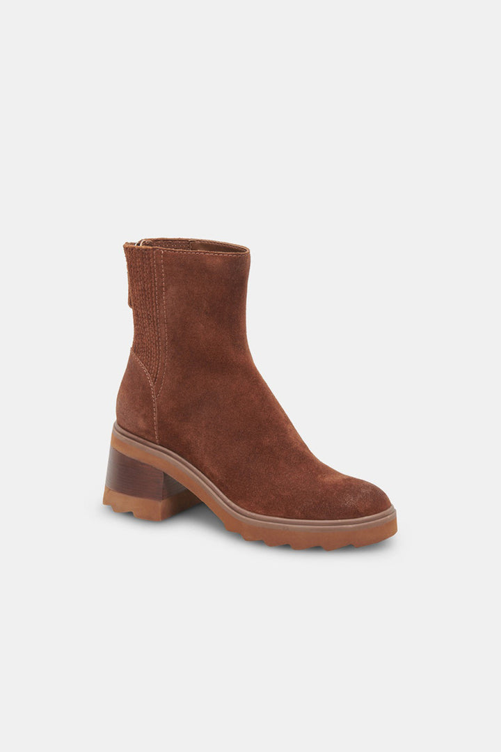 dolce vita - Martey H2O Wide Boots in Cocoa Suede