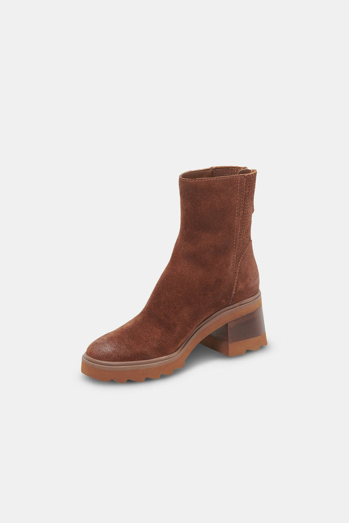 dolce vita - Martey H2O Wide Boots in Cocoa Suede