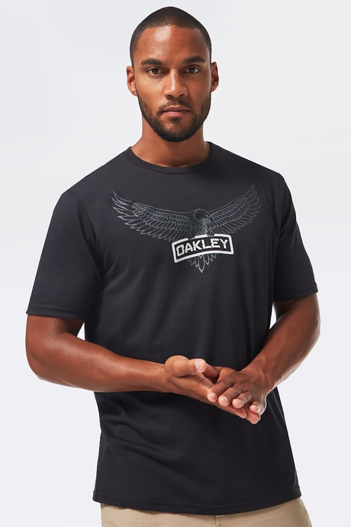 Oakley - Standard Issue Oakley Eagle Tab Tee in Blackout