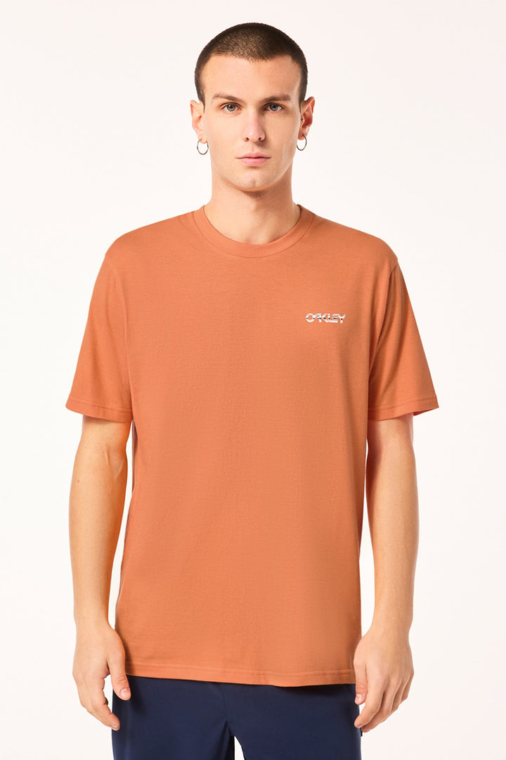 Oakley - Metal Drip Tee in Soft Orange