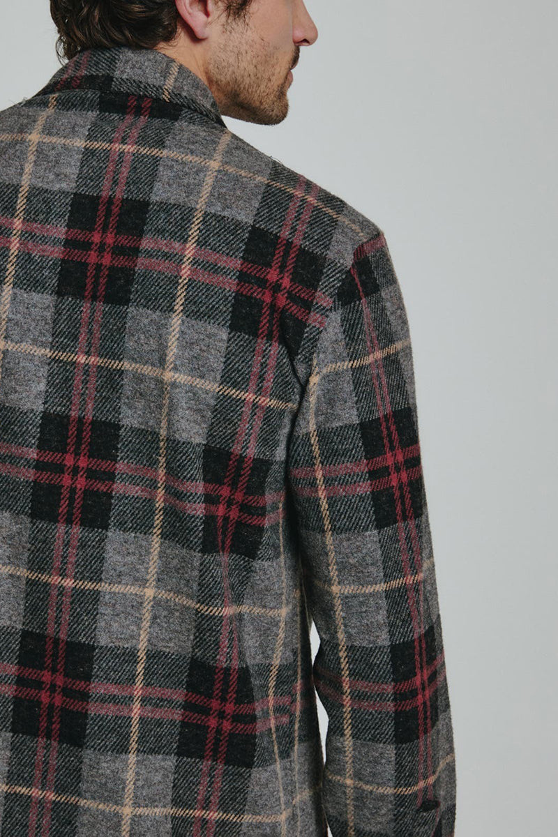 7DIAMONDS - Generation™ Plaid Shirt in Charcoal