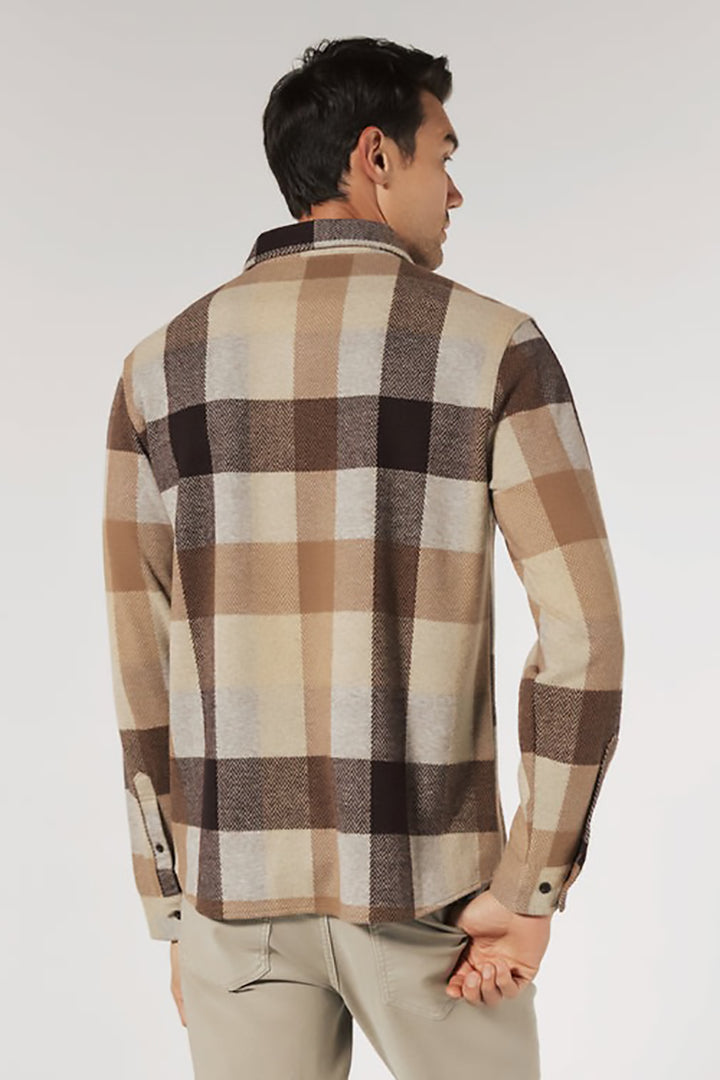 7DIAMONDS - Generation™ Plaid Shirt in Beige